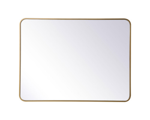 Elegant Wall Mirror - Brass, L 40" (MR803040BR)