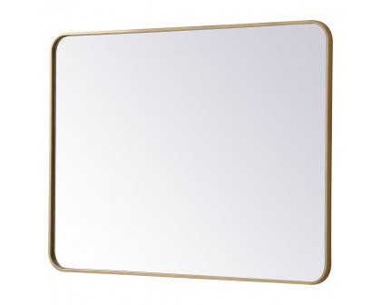 Elegant Wall Mirror - Brass, L 40" (MR803040BR)