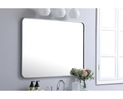 Elegant Wall Mirror - Silver, L 40" (MR803040S)