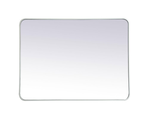 Elegant Wall Mirror - White, L 40" (MR803040WH)