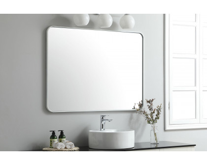 Elegant Wall Mirror - White, L 40" (MR803040WH)