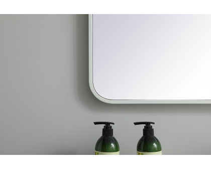 Elegant Wall Mirror - White, L 40" (MR803040WH)