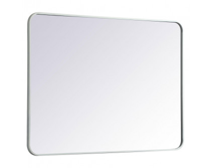 Elegant Wall Mirror - White, L 40" (MR803040WH)