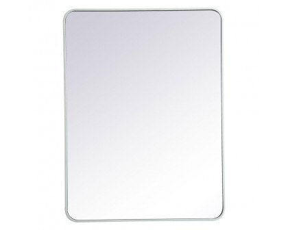 Elegant Wall Mirror - White, L 40" (MR803040WH)