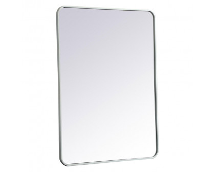 Elegant Wall Mirror - White, L 40" (MR803040WH)