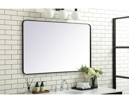 Elegant Wall Mirror - Black, L 48" (MR803048BK)