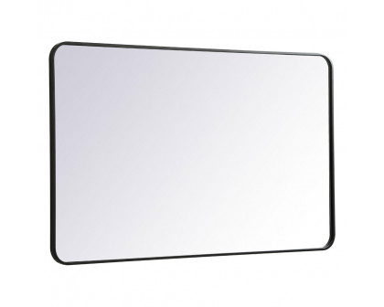 Elegant Wall Mirror - Black, L 48" (MR803048BK)