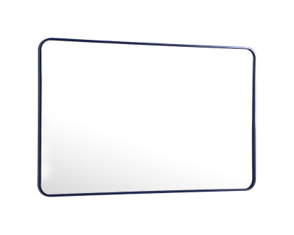 Elegant Wall Mirror - Blue, L 48" (MR803048BL)