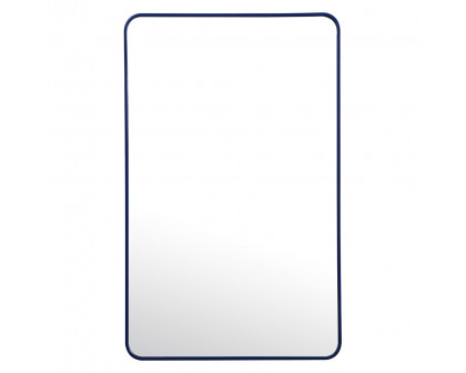 Elegant Wall Mirror - Blue, L 48" (MR803048BL)