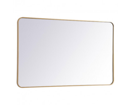 Elegant Wall Mirror - Brass, L 48" (MR803048BR)