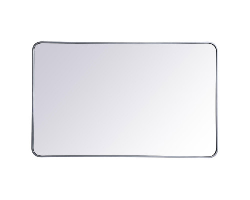 Elegant Wall Mirror - Silver, L 48" (MR803048S)