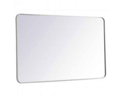 Elegant Wall Mirror - White, L 48" (MR803048WH)