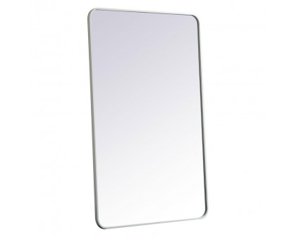 Elegant Wall Mirror - White, L 48" (MR803048WH)