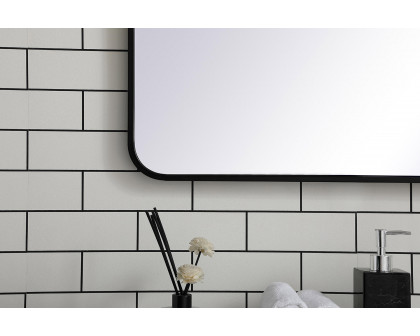 Elegant Wall Mirror - Black, L 60" (MR803060BK)