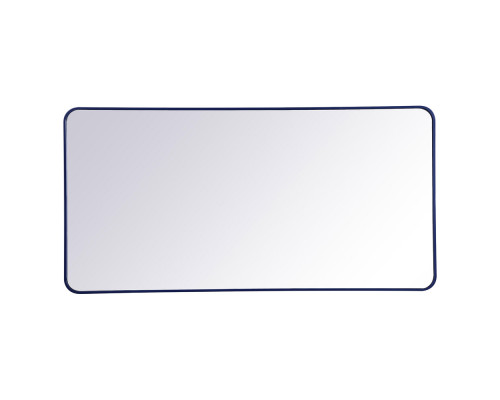 Elegant Wall Mirror - Blue, L 60" (MR803060BL)