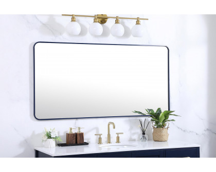 Elegant Wall Mirror - Blue, L 60" (MR803060BL)