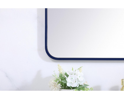 Elegant Wall Mirror - Blue, L 60" (MR803060BL)