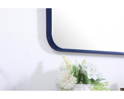 Elegant Wall Mirror - Blue, L 60" (MR803060BL)