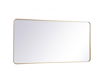 Elegant Wall Mirror - Brass, L 60" (MR803060BR)