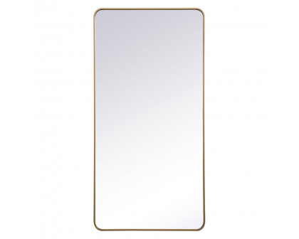 Elegant Wall Mirror - Brass, L 60" (MR803060BR)