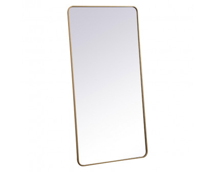 Elegant Wall Mirror - Brass, L 60" (MR803060BR)