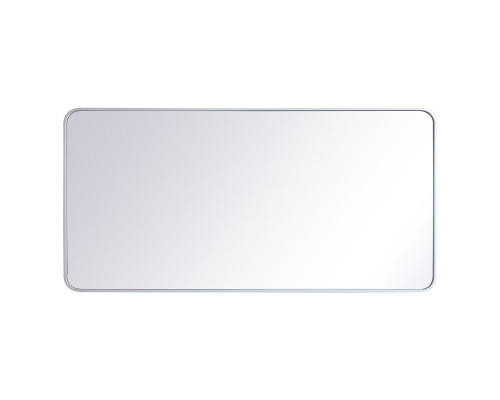 Elegant Wall Mirror - White, L 60" (MR803060WH)