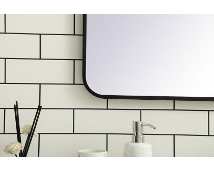 Elegant Wall Mirror - Black, L 36" (MR803636BK)