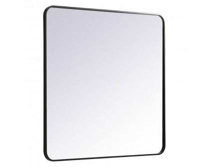 Elegant Wall Mirror - Black, L 36" (MR803636BK)