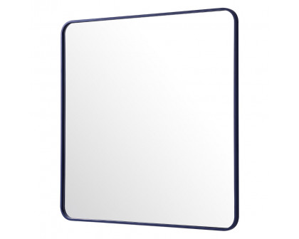 Elegant Wall Mirror - Blue, L 36" (MR803636BL)