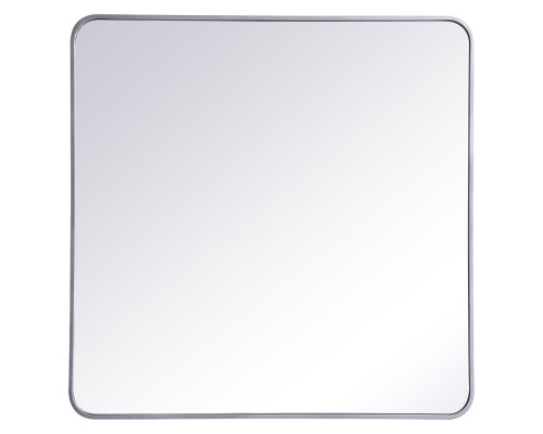 Elegant Wall Mirror - Silver, L 36" (MR803636S)