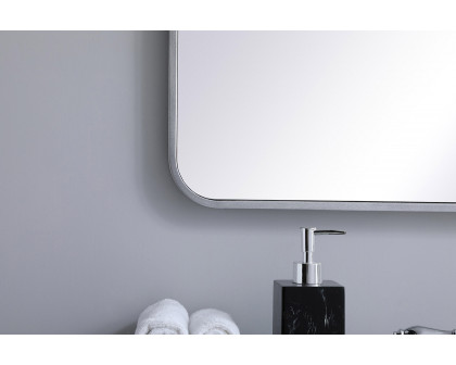 Elegant Wall Mirror - Silver, L 36" (MR803636S)