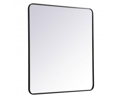 Elegant Wall Mirror - Black, L 40" (MR803640BK)