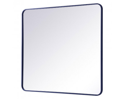 Elegant Wall Mirror - Blue, L 40" (MR803640BL)