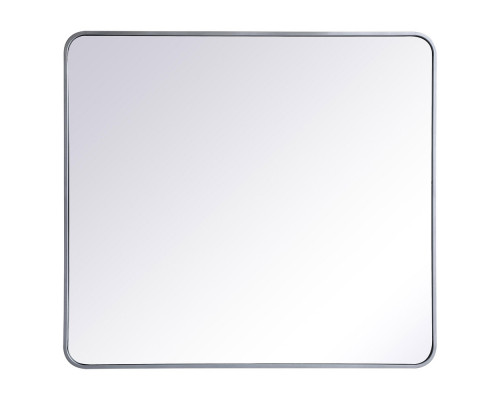 Elegant Wall Mirror - Silver, L 40" (MR803640S)