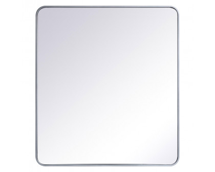 Elegant Wall Mirror - Silver, L 40" (MR803640S)