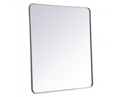 Elegant Wall Mirror - Silver, L 40" (MR803640S)