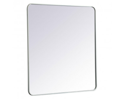 Elegant Wall Mirror - White, L 40" (MR803640WH)