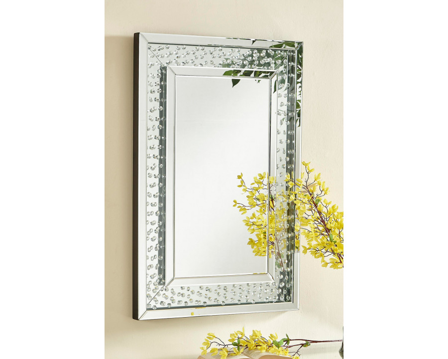 Elegant Wall Mirror - Clear, L 24" (MR9101)