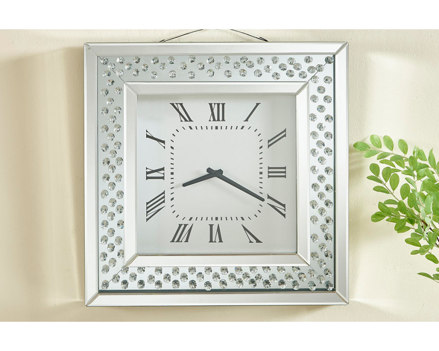 Elegant - Sparkle Clear Wall Clock (MR9114)