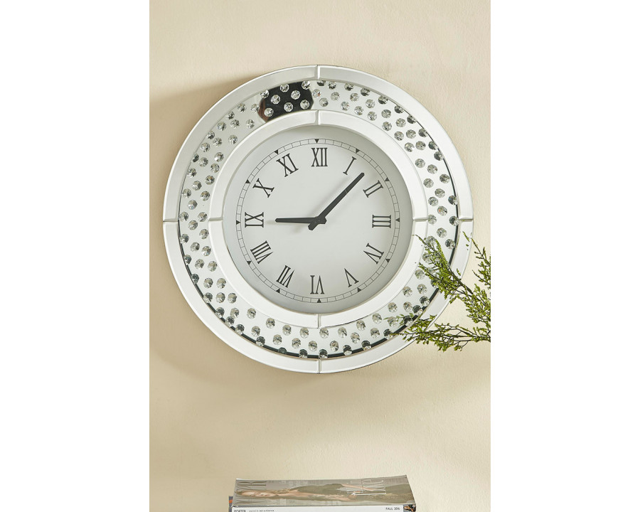 Elegant - Sparkle Clear Wall Clock (MR9115)