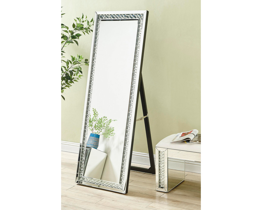 Elegant - Sparkle 63" Contemporary Standing Full Length Mirror (MR9123)