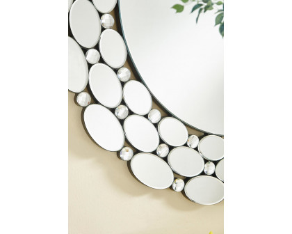 Elegant - Sparkle 35" Contemporary Round Mirror (MR9128)