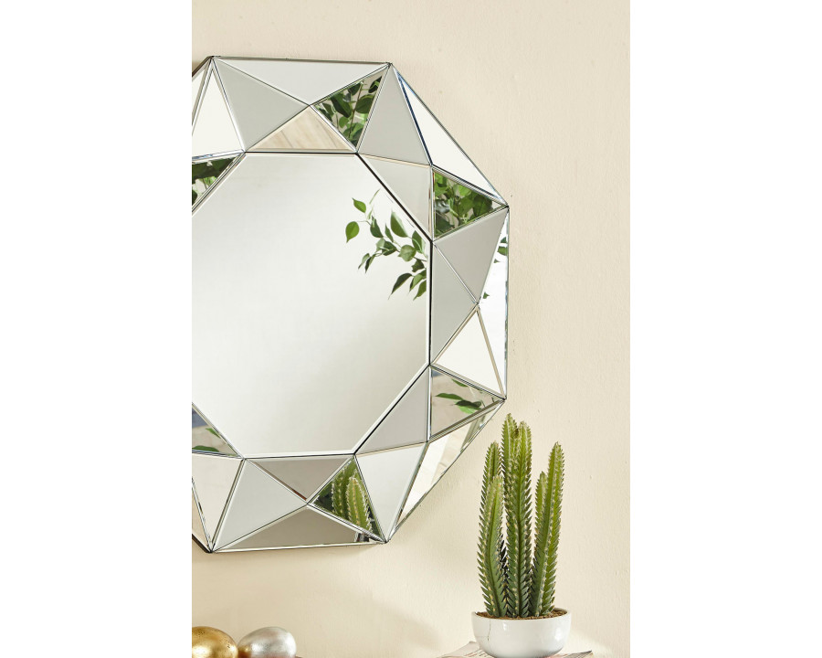 Elegant Wall Mirror - Clear, L 29" (MR9141)