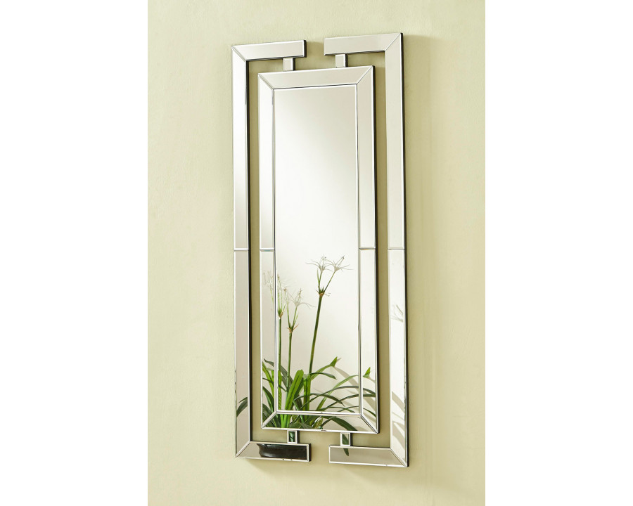 Elegant - Sparkle 47" x 21" Clear Wall Mirror (MR9146)