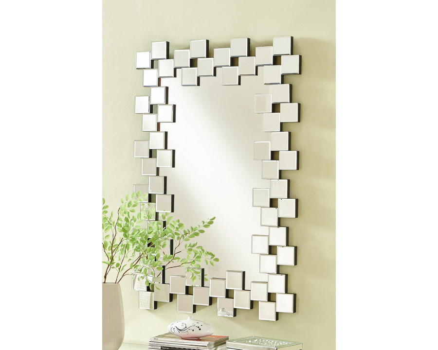 Elegant - Sparkle 47" Contemporary Rectangle Mirror (MR9157)