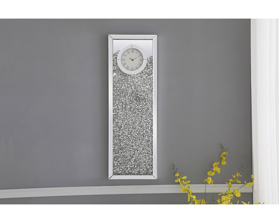 Elegant - Modern 35" x 12" Wall Clock (MR9206)