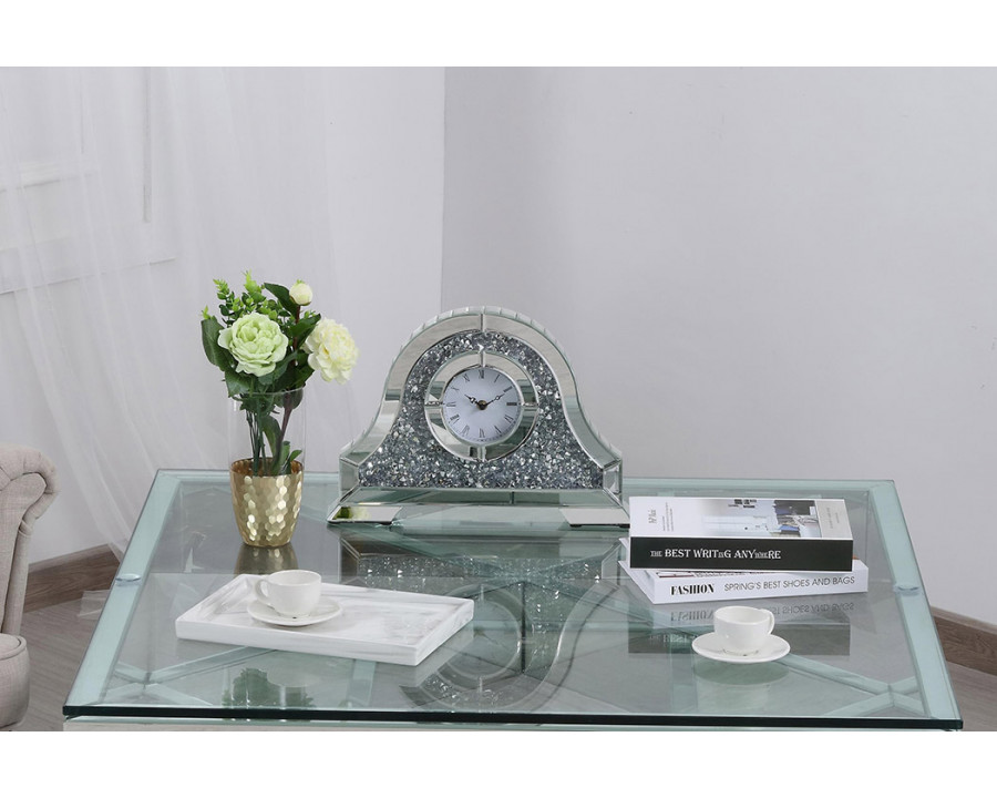 Elegant - Sparkle 16" x 11" Table Clock (MR9240)