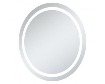 Elegant Wall Mirror - Clear/Cold White, D 30", H 30" (MRE-6005)