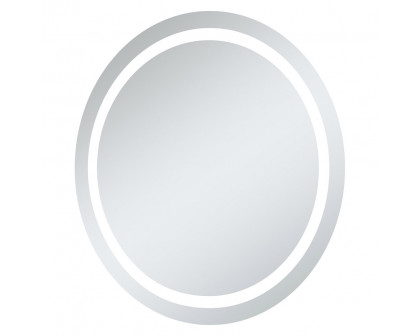 Elegant Wall Mirror - Clear/Cold White, D 36", H 36" (MRE-6006)