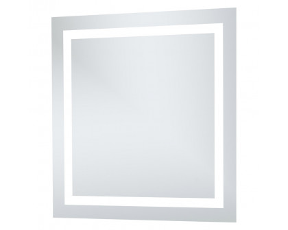 Elegant Wall Mirror - Clear/Cold White, D 28", H 28" (MRE-6010)